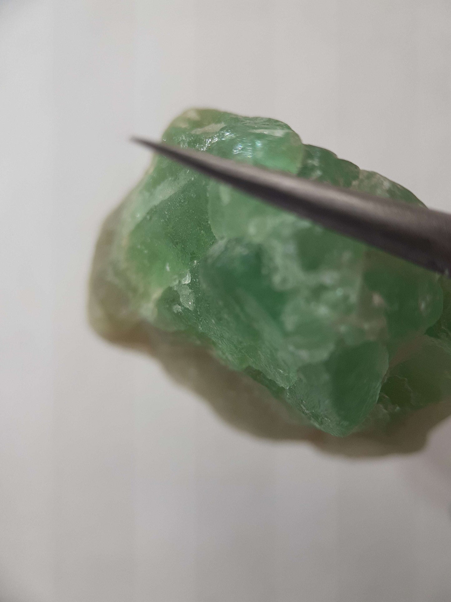 Natural Green Fluorite - 154.93 ct - Rough Gemstone - unheated - Certified by NGB