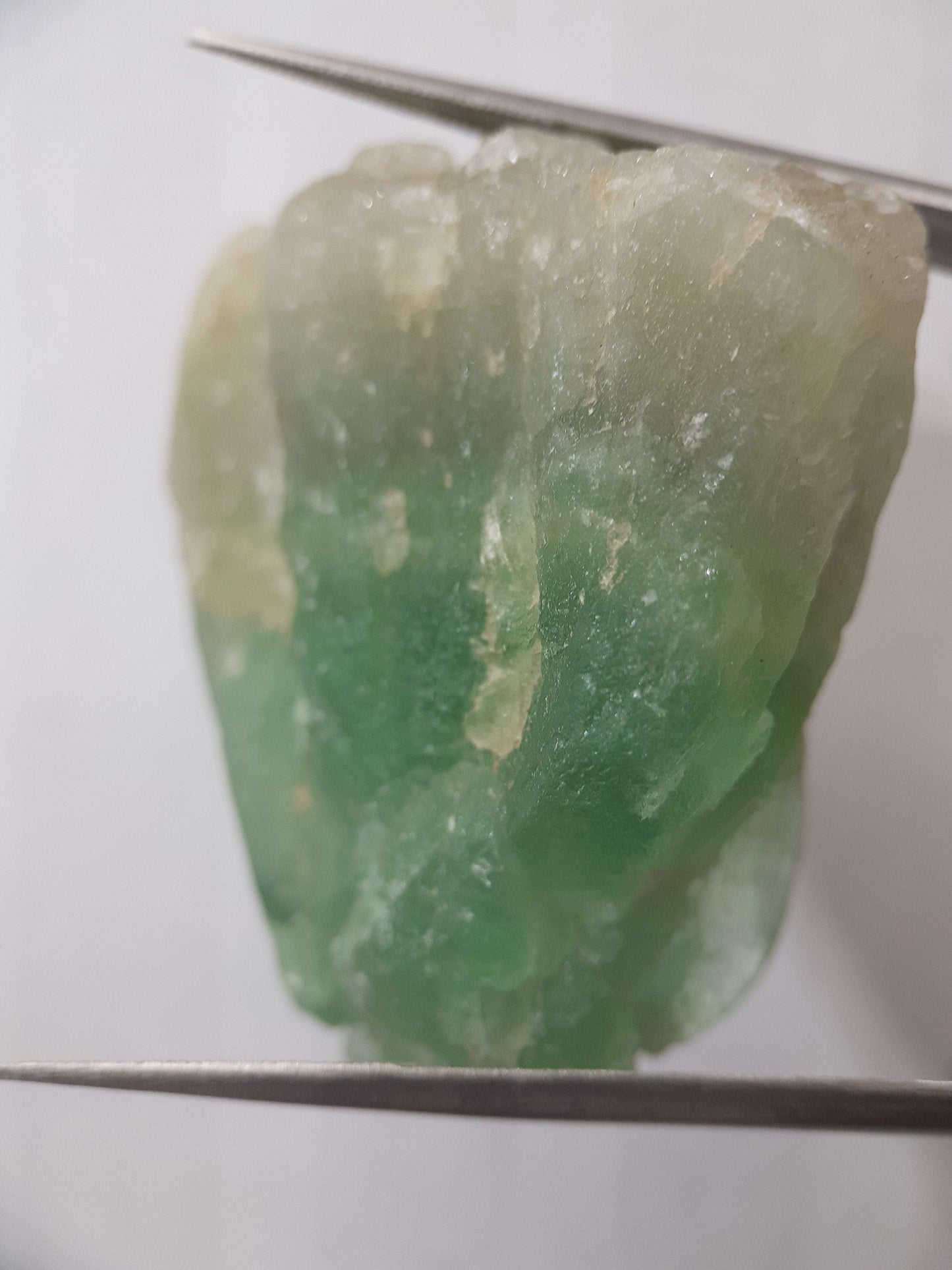 Natural Green Fluorite - 154.93 ct - Rough Gemstone - unheated - Certified by NGB