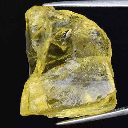 Natural Lemon Quartz - facet quality - 76.87 ct - Rough Gemstone - certified natural