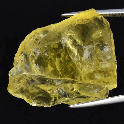 Natural Lemon Quartz - facet quality - 76.87 ct - Rough Gemstone - certified natural