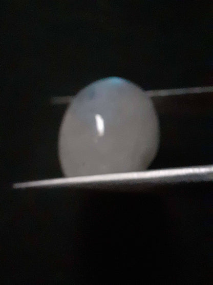 Natural Moonstone - blue adularescence - 13.143 ct - oval - certified natural