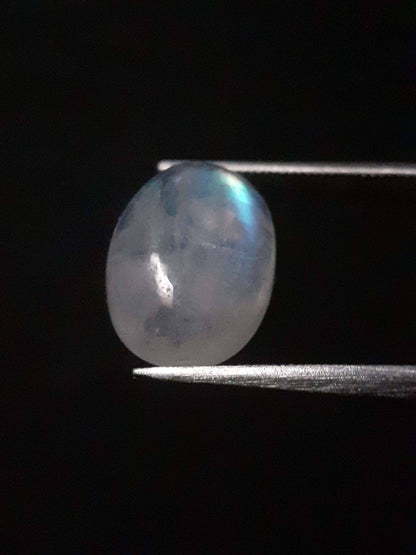 Natural Moonstone - blue adularescence - 2.810 ct - oval - certified natural