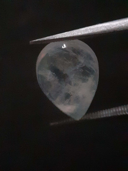 Natural Moonstone - blue adularescence - 3.319 ct - pear