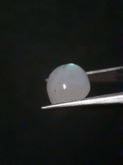 Natural Moonstone - blue adularescence - 3.574 ct - oval - certified natural