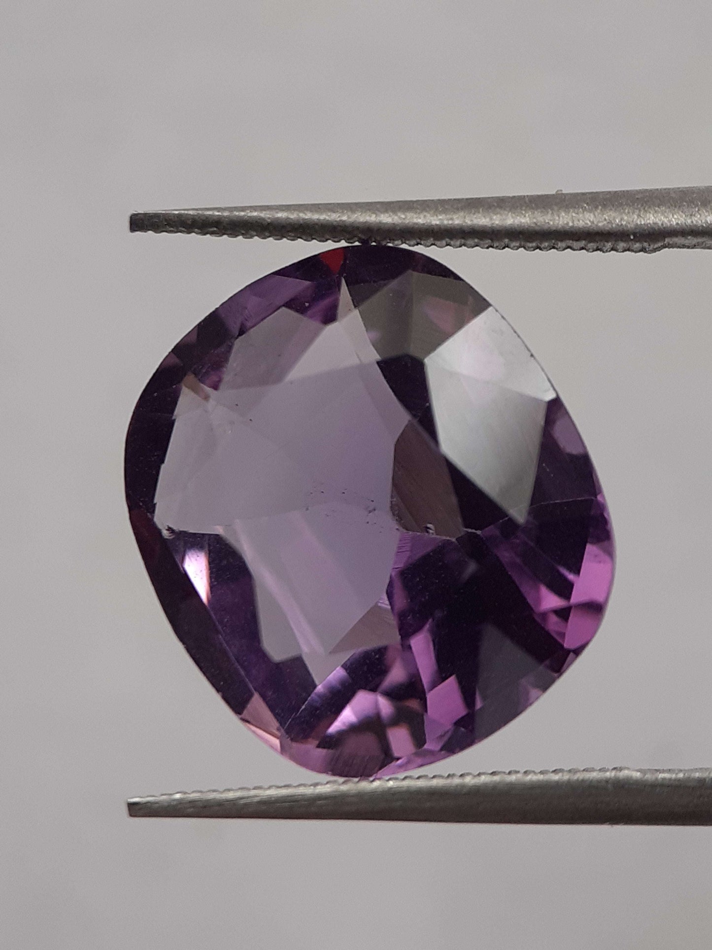 Natural purple Amethyst - 7.75 ct - cushion - unheated