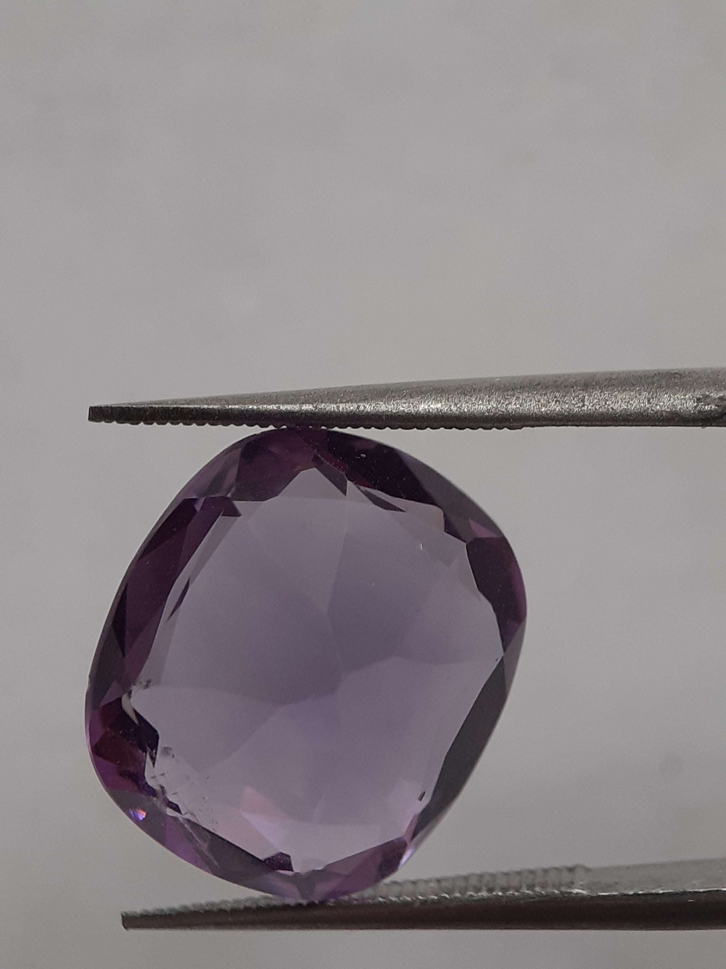 Natural purple Amethyst - 7.75 ct - cushion - unheated