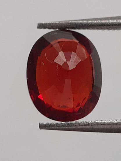 Natural reddish orange Spessartite Garnet - 1.79 ct - Oval - unheated