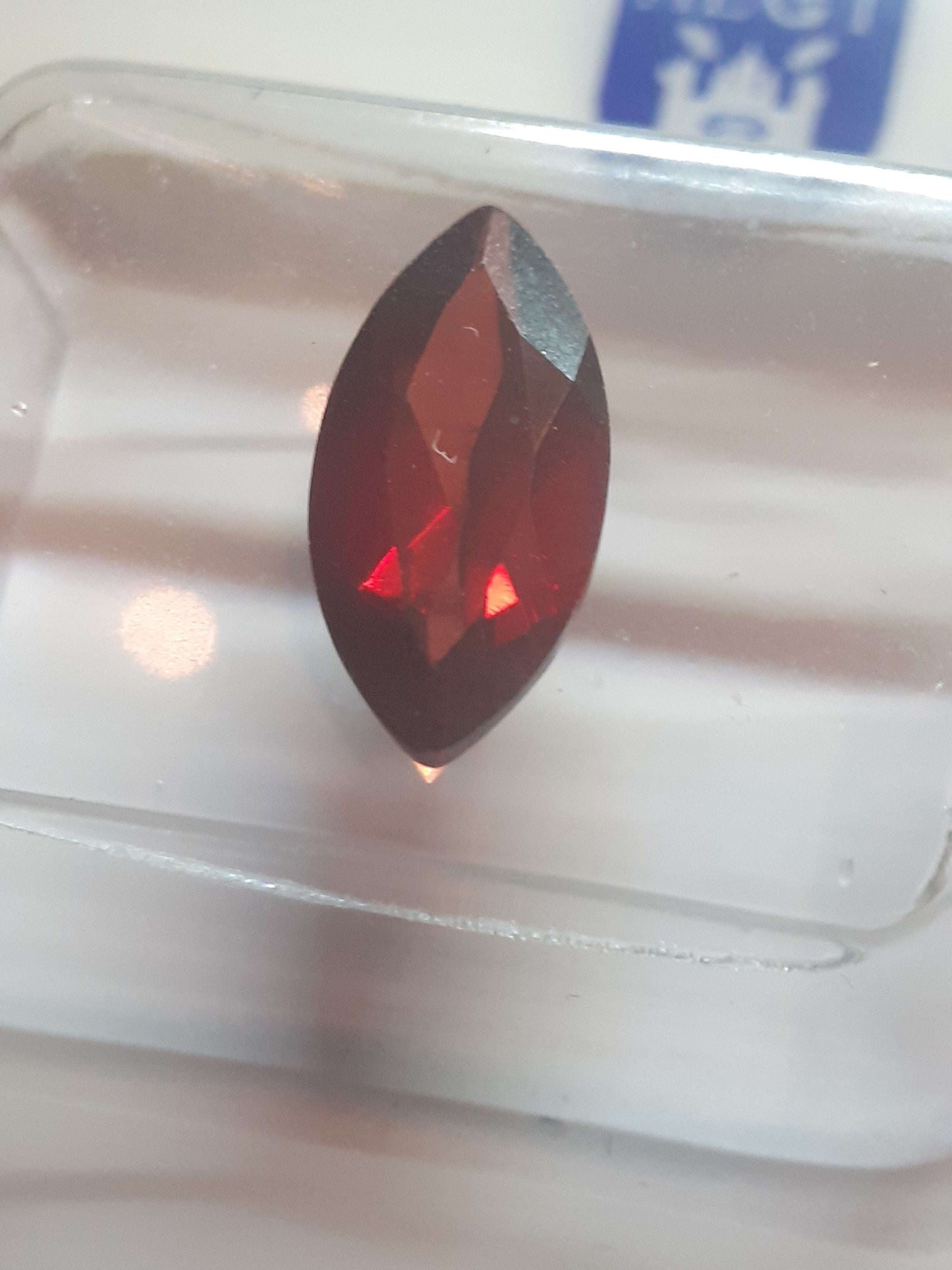 Natural Rhodolite (pyrope-almandine) Garnet - 2.00 ct - Certified - Sealed - Natural Gems Belgium