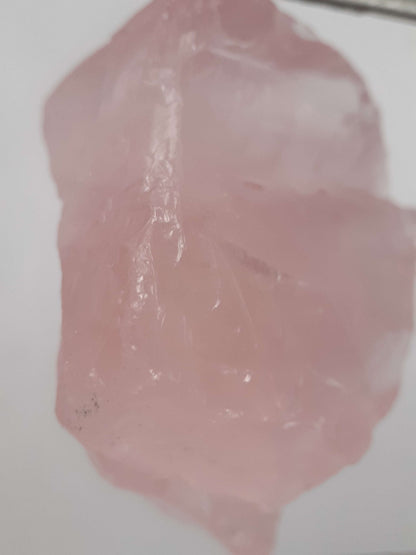 Natural Rose Quartz - facet quality - 66.128 ct - Rough Gemstone - certified natural