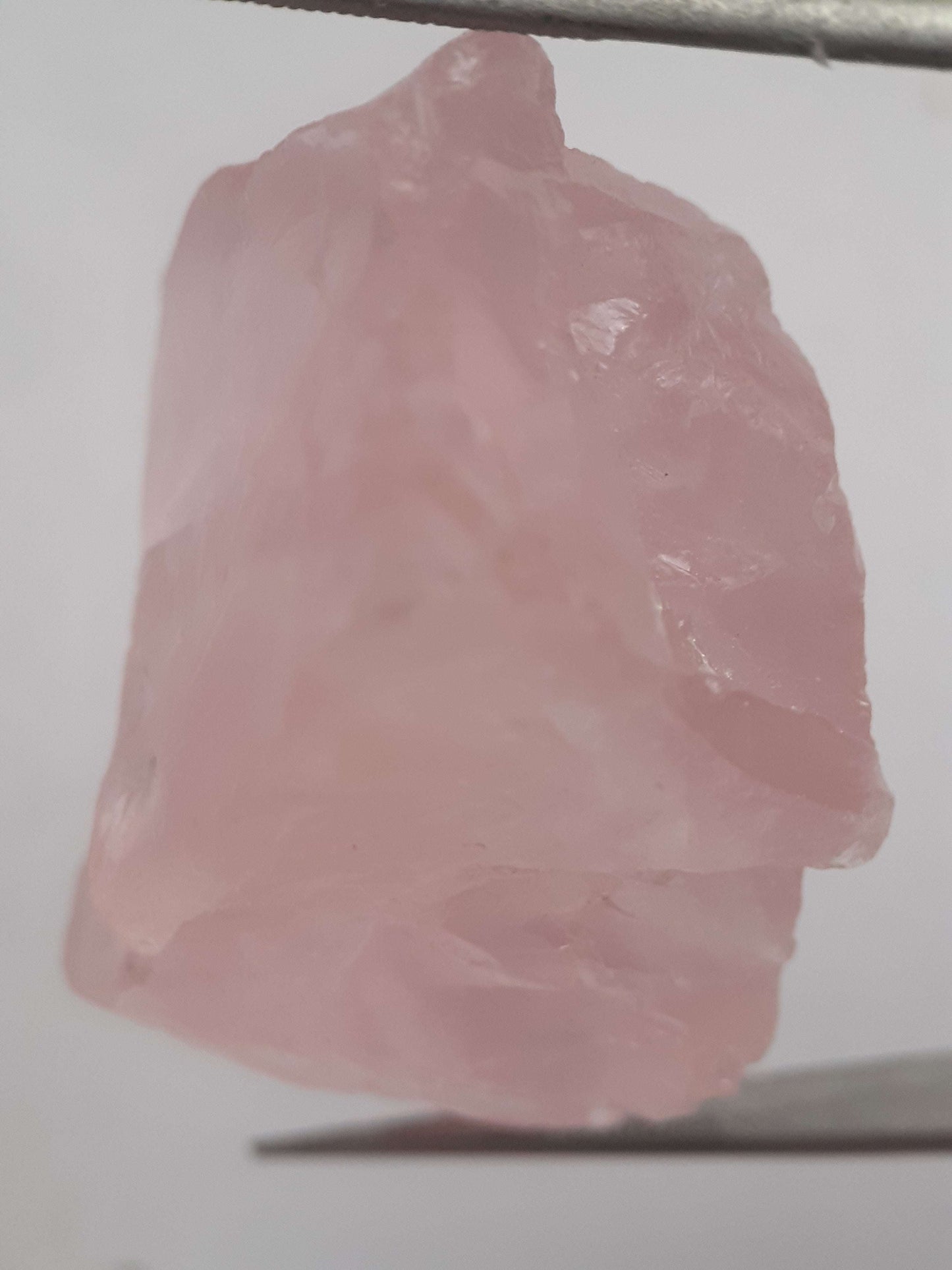 Natural Rose Quartz - facet quality - 66.128 ct - Rough Gemstone - certified natural