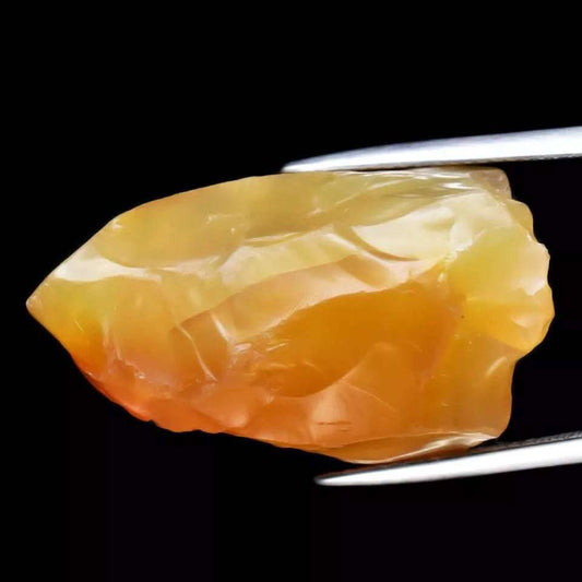 Natural Yellow Opal - 39.80 ct - Rough Gemstone - unheated - for faceting