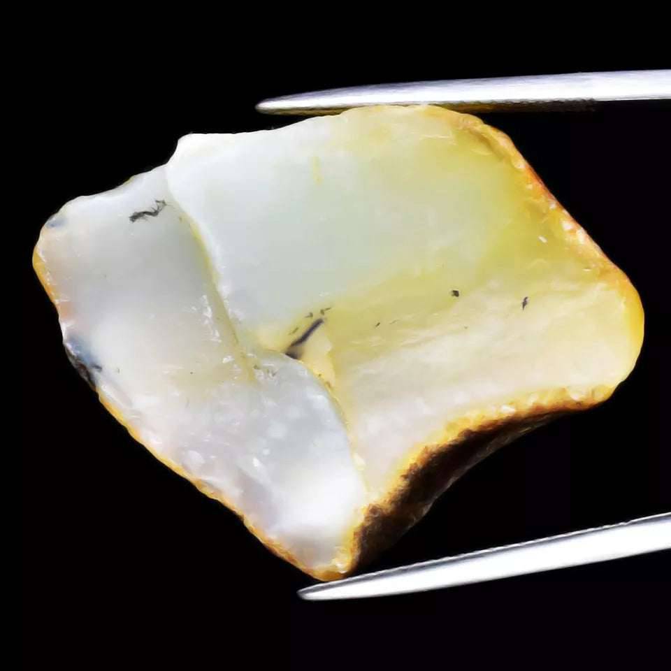 Natural Yellow Opal - 52.58 ct - Rough Gemstone - unheated - for faceting