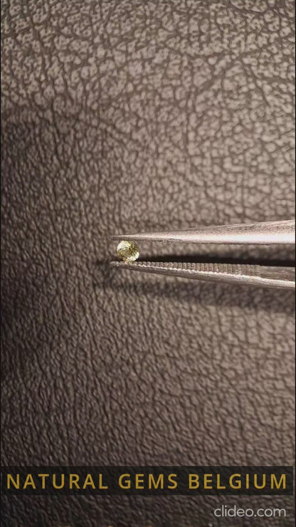 Tourmaline naturelle - Verte - 2 mm - 0,025 ct - ronde - excellente - non chauffée