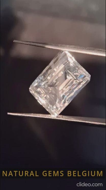 Quartz naturel pur - 8,414 ct - taille personnalisée - quartz incolore