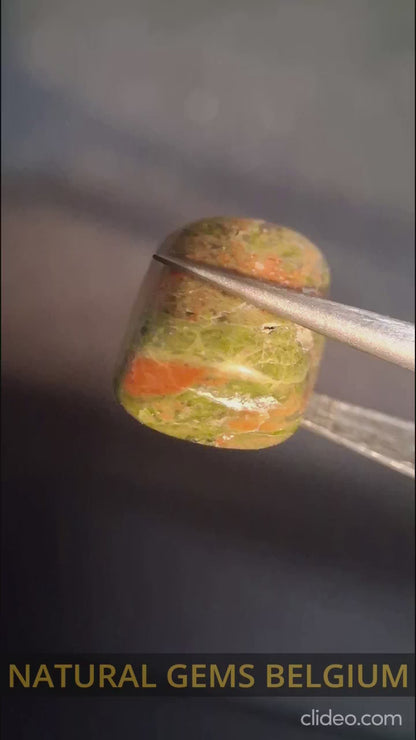 Unakite naturale - unakite burattata - 14.473 ct