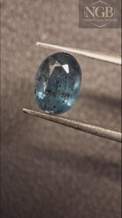 Natural Faceted Blue Kyanite – 1.645 ct – Oval Cut 8 × 6 mm – Sri Lanka