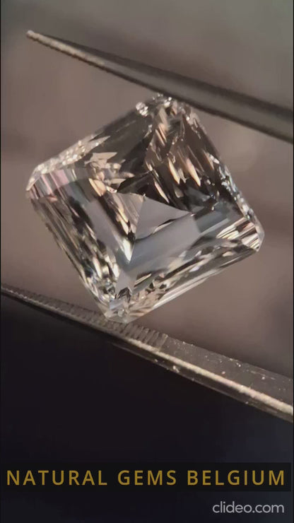 Quartz naturel - 9,318 ct - carré - quartz clair