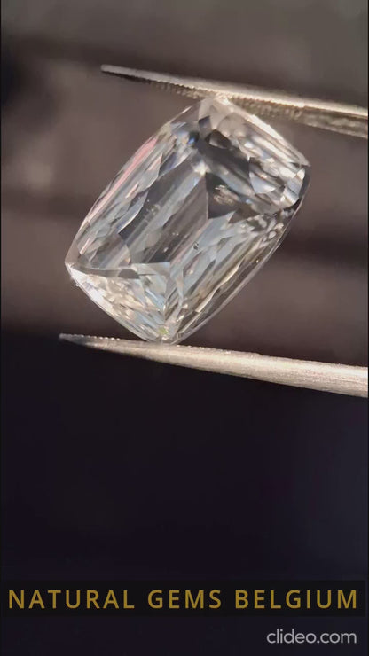 Quartz naturel - 10,803 ct - taille coussin - taille personnalisée - quartz clair