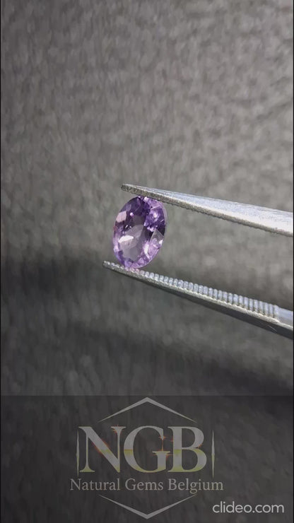 Améthyste Violet Moyen Ovale Facettée 0.435 ct – Gemme Améthyste Naturelle