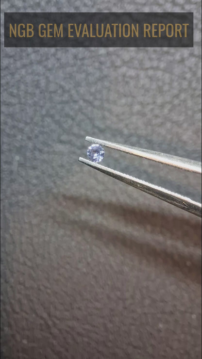Natural Tanzanite Round Brilliant Cut 0.036 ct – 2.0 mm | Gently Heated