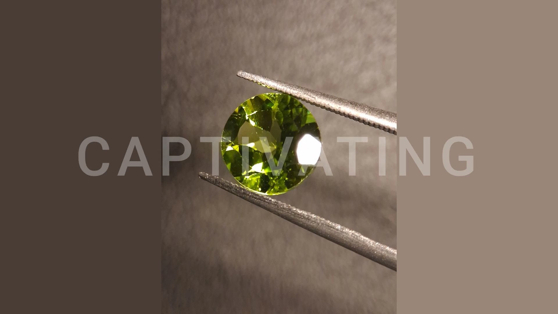 Charger la vidéo : new faceted peridot added