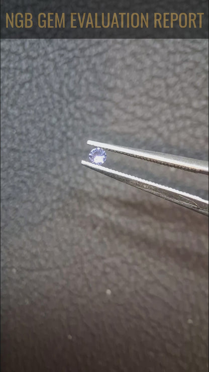 Natural Tanzanite 0.030 ct Round Brilliant Cut 2.0 mm | Tanzania