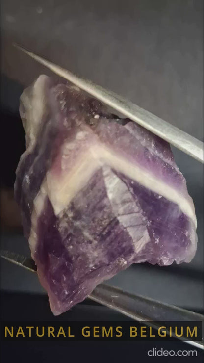 Ametista naturale - Ametista grezza Dream - 140 ct - ametista chevron