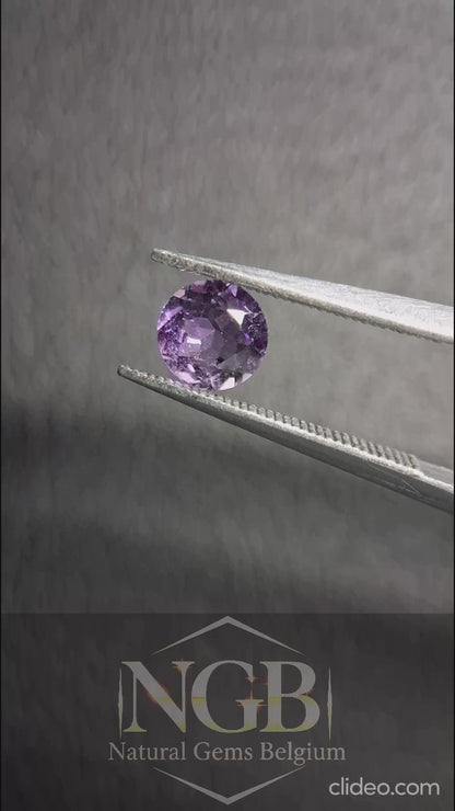 Améthyste violette taille ronde 5mm 0,511 ct – Pierre précieuse améthyste naturelle