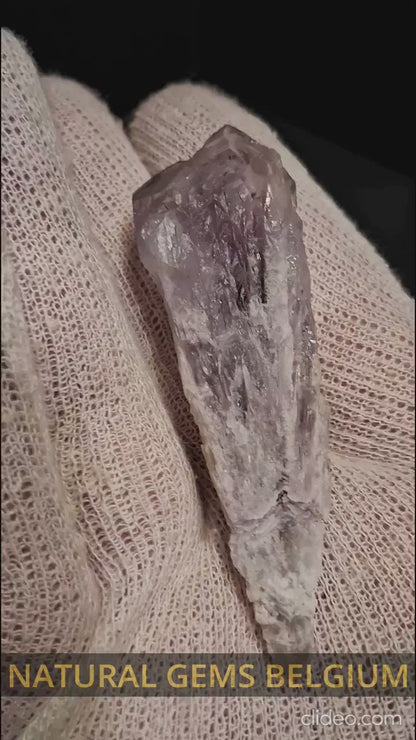 Natural purple rough amethyst - rough amethyst torch - 7.9  x 2.5 cm