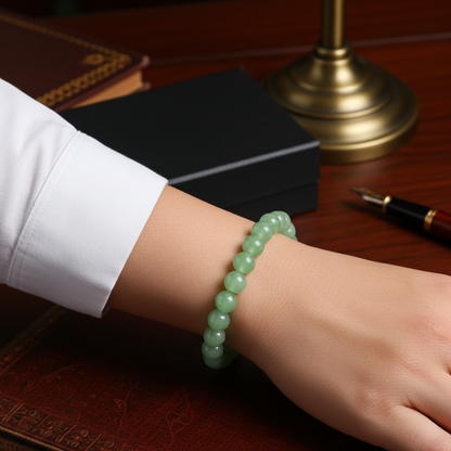 Bracciale di perline - Avventurina - 8mm - Avventurina verde