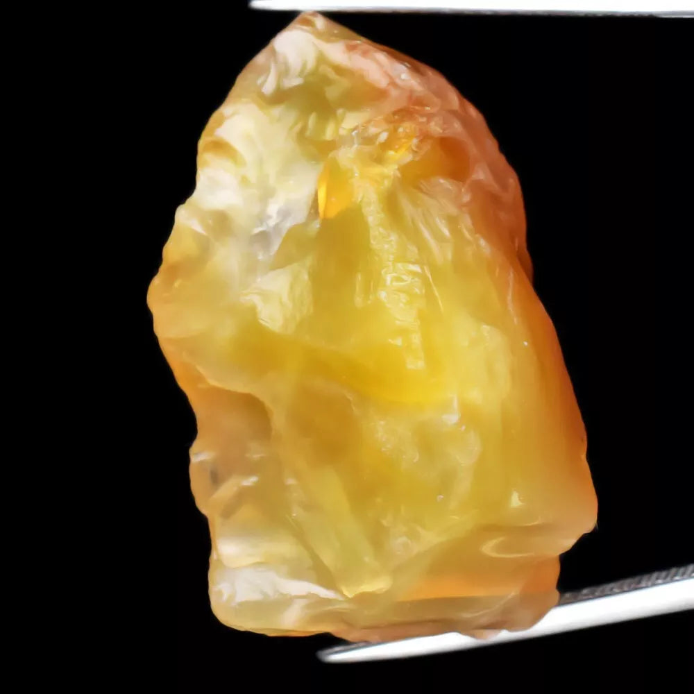 Natural Yellow Opal - 39.80 ct - Rough Gemstone - unheated - for faceting - Natural Gems Belgium