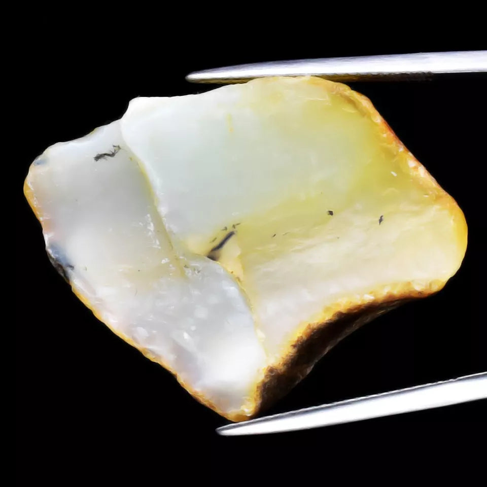 Natural Yellow Opal - 52.58 ct - Rough Gemstone - unheated - for faceting - Natural Gems Belgium