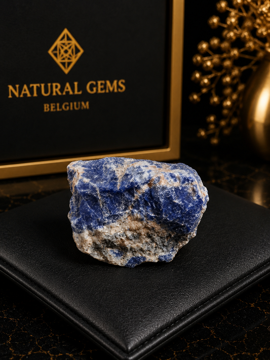 Rough Blue Sodalite – 43g Natural Crystal - Natural Gems Belgium