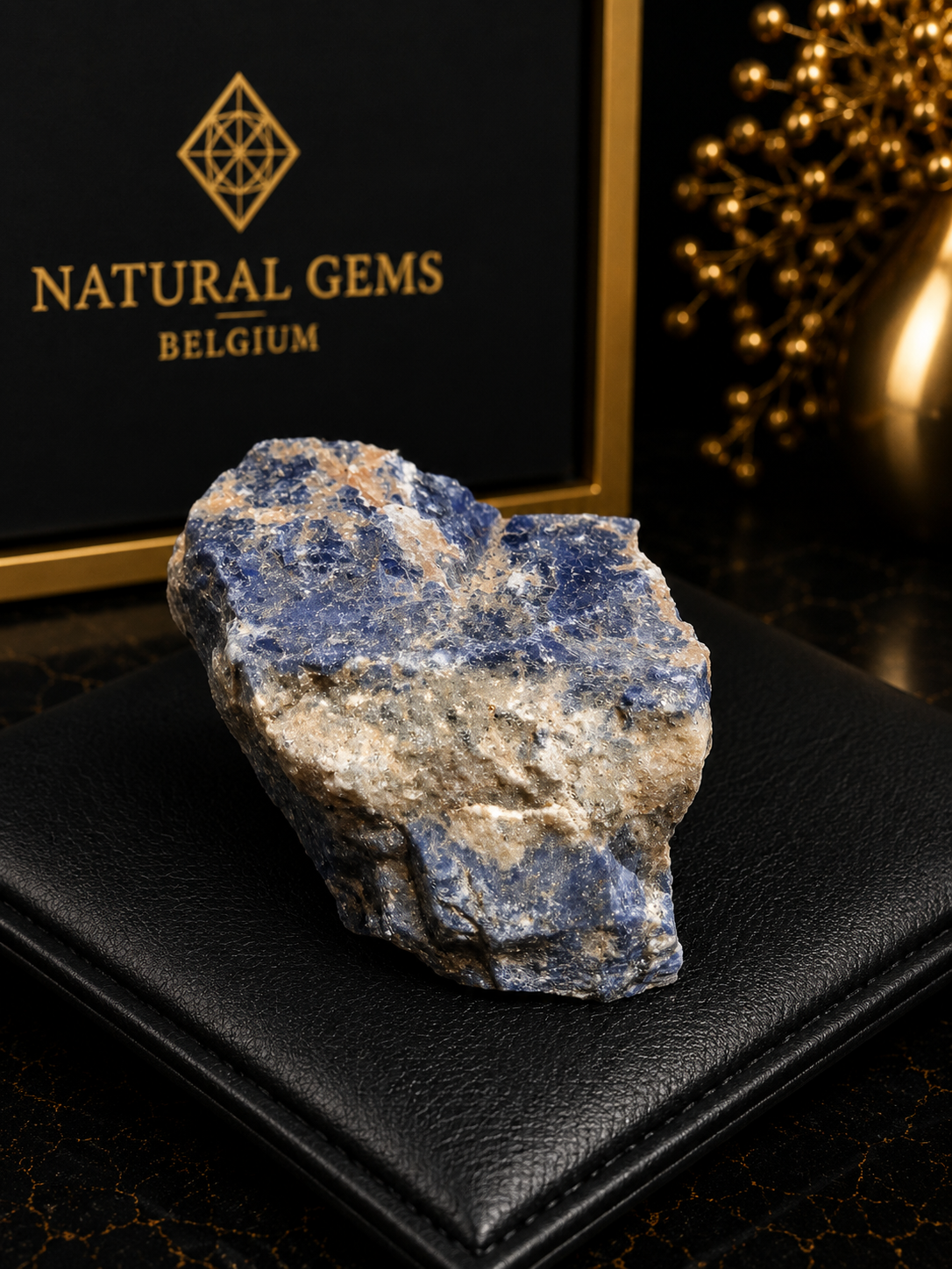Rough Blue Sodalite – 43g Natural Crystal - Natural Gems Belgium