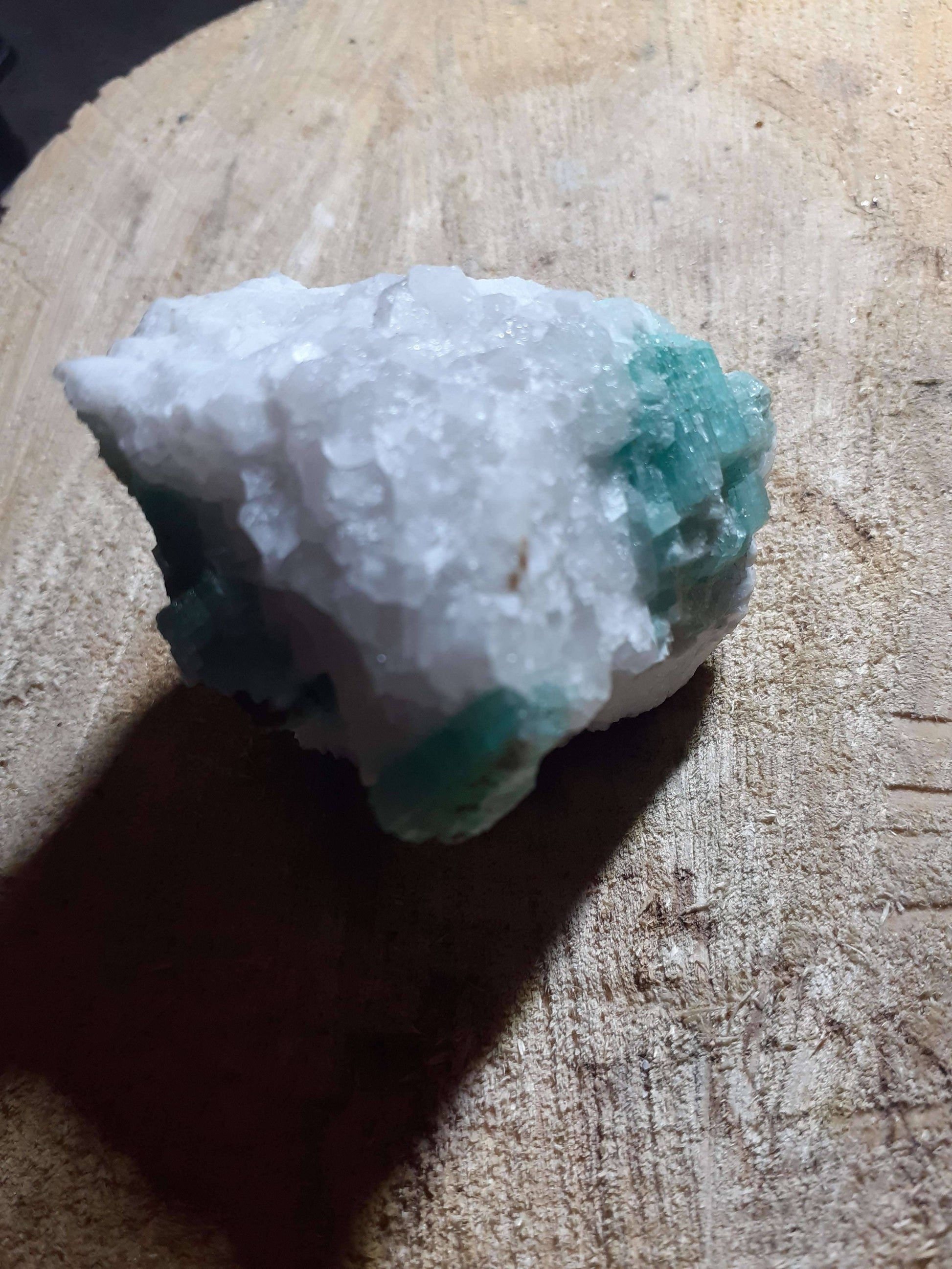 Specimen of Full Terminated Green Emerald Crystal Cluster On Feldspar matrix, 572.95 ct - Natural Gems Belgium